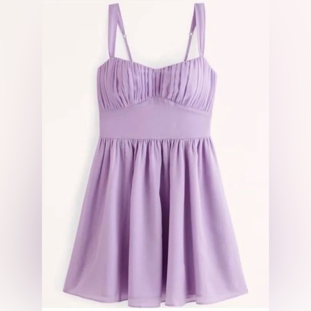 Abercrombie and fitch purple mini dress